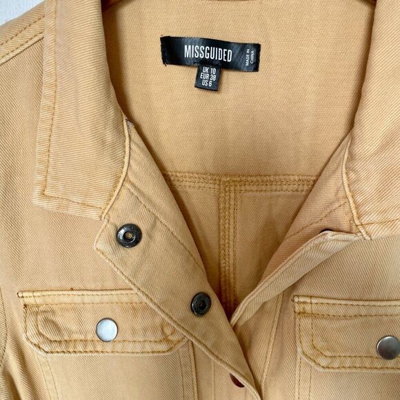 MISSGUIDED Denim Cotton Jumpsuit - Picture 8 of 8